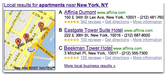 Google Local Search